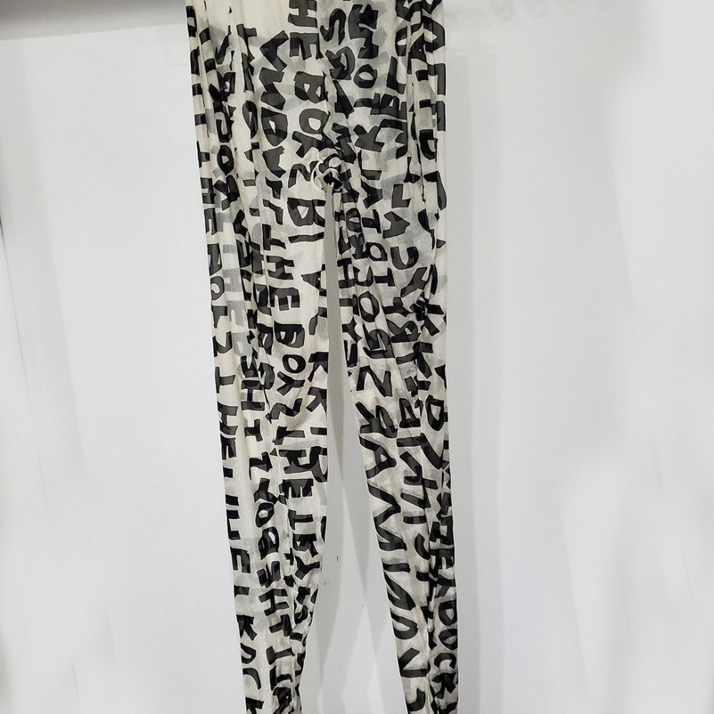 Stephen Sprouse SS/85 Graffiti Panty Hose, one size only